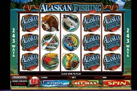 alaskan fishing play Your Alaskan Fishing adventure will take place on the 5 reels, 3 row slot machine and you will be offered a whole 243 ways to win